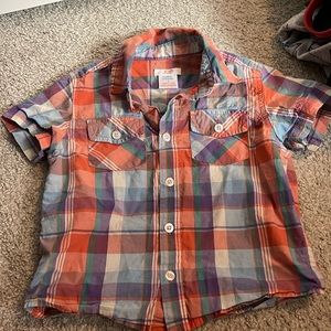 Toddler boy button up (used once)